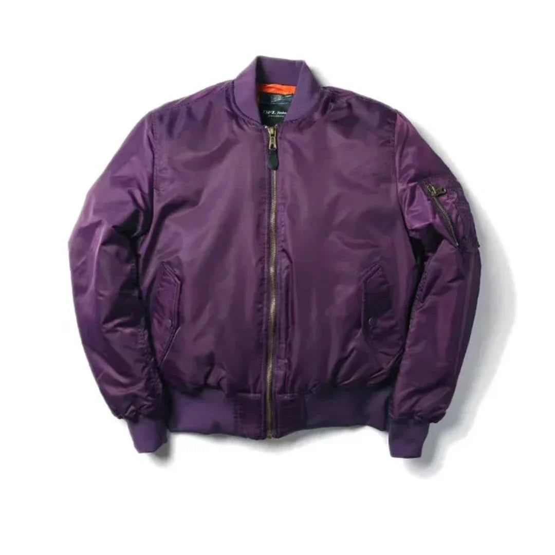 Cazadora bomber unisex | Estilo clásico y ajuste versátil