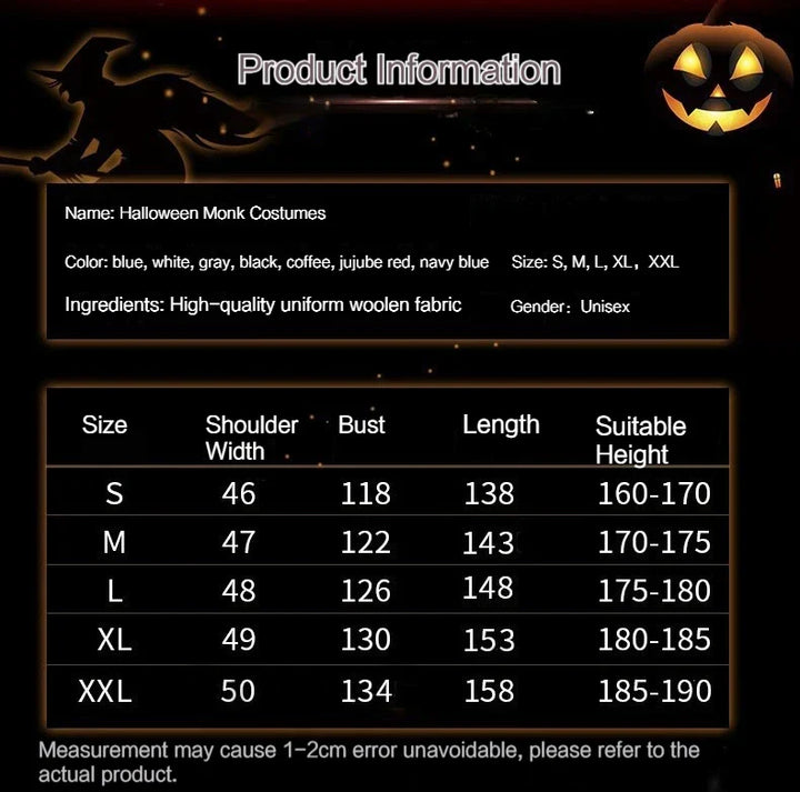 Disfraz de monje medieval DarkHollow | Sudadera con capucha unisex & sudadera con capucha