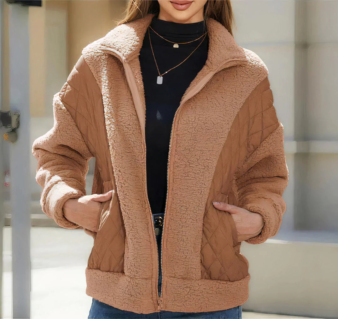 Athena | Ultra lämmin plyysitakki - mukavuutta ja eleganssia arkeen