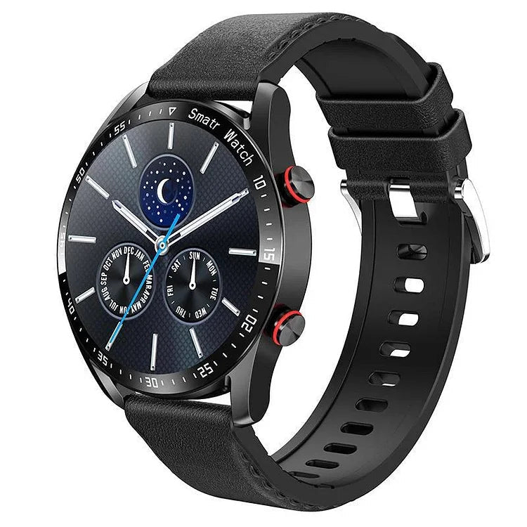 Smartwatch | Ikke-Invasiv Blodsukker EKG Puls & Bluetooth Opkald