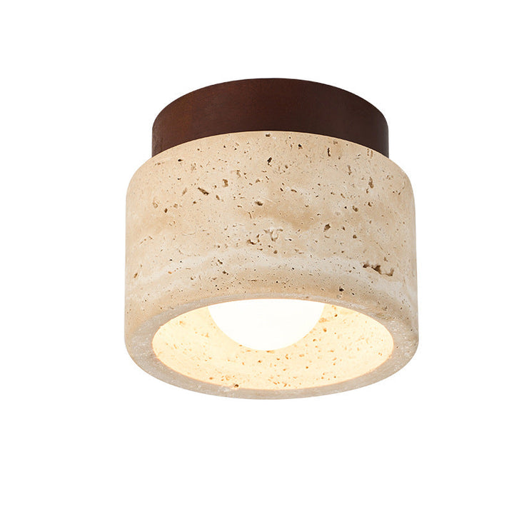 BrisaTravertino - Elegant og moderne LED-loftslampe