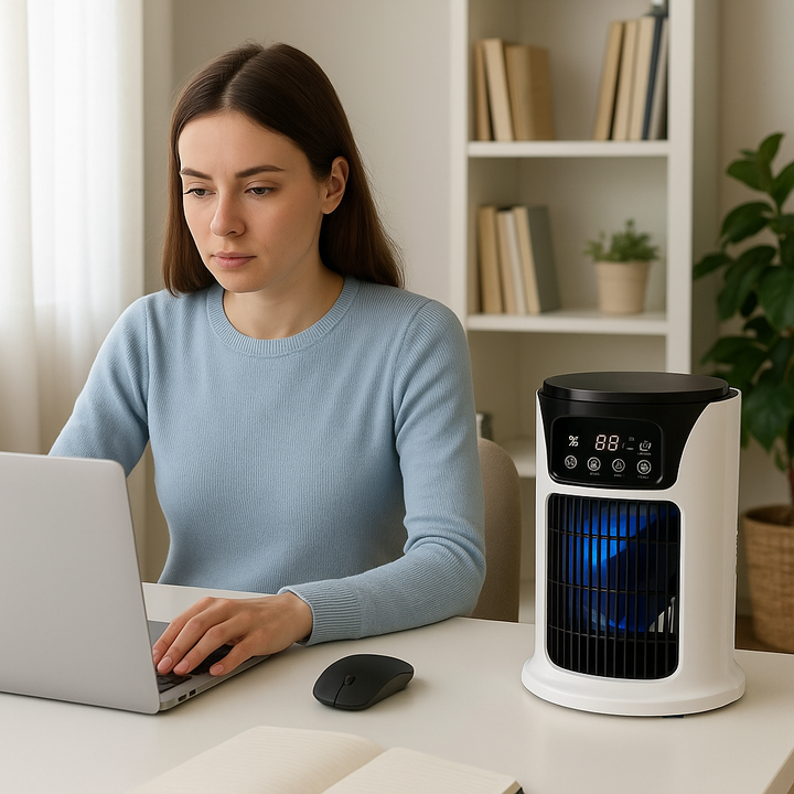 Boreacool Ductless mobil légkondicionáló-5-in-1 energiatakarékos és csendes léghűtő