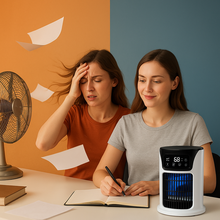 Boreacool Ductless mobil légkondicionáló-5-in-1 energiatakarékos és csendes léghűtő