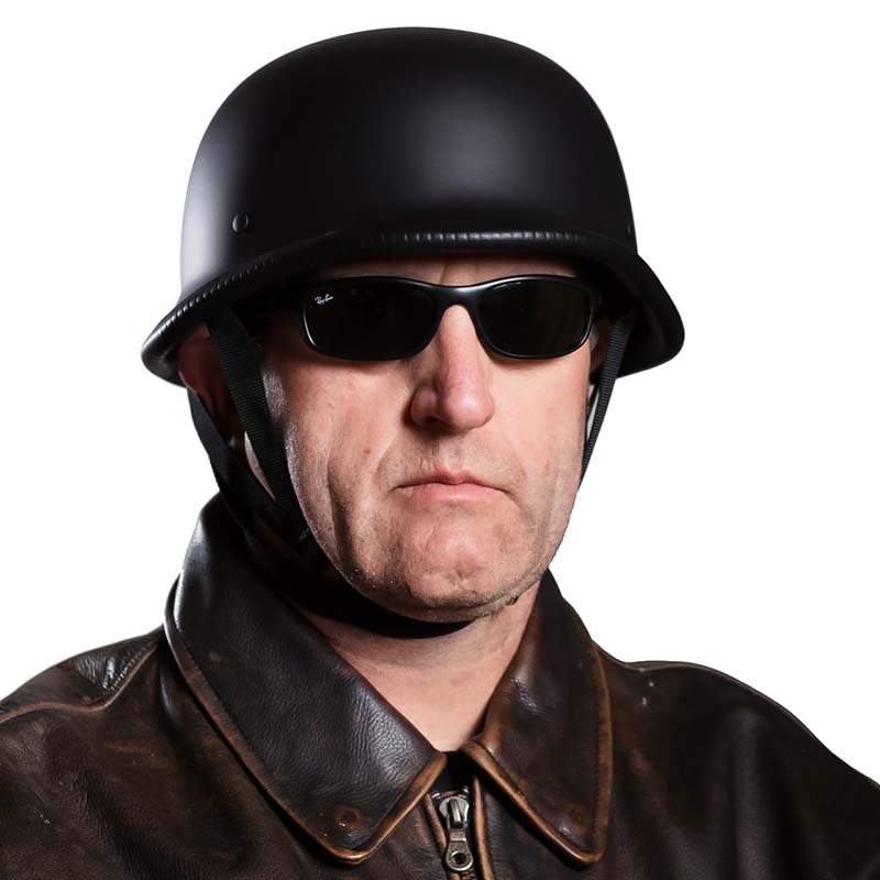 Outlaw Premium Halvhjelm | ECE & DOT Certificeret Motorcykelhjelm