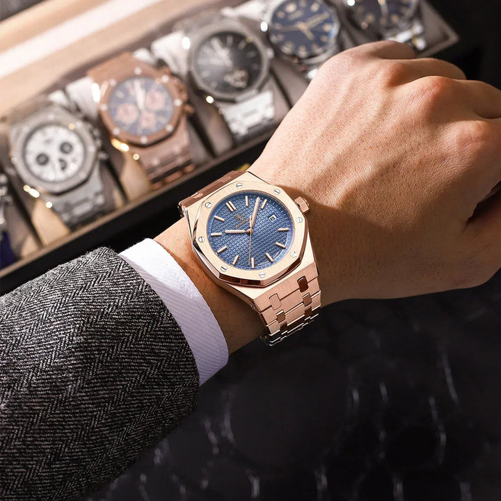 Jonas Deluxe miesten kello | Moderni eleganssi ja ehdoton mukavuus