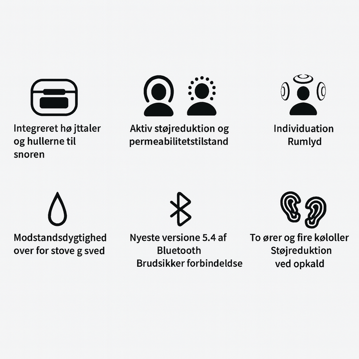 White Pro AirPods with touchscreen