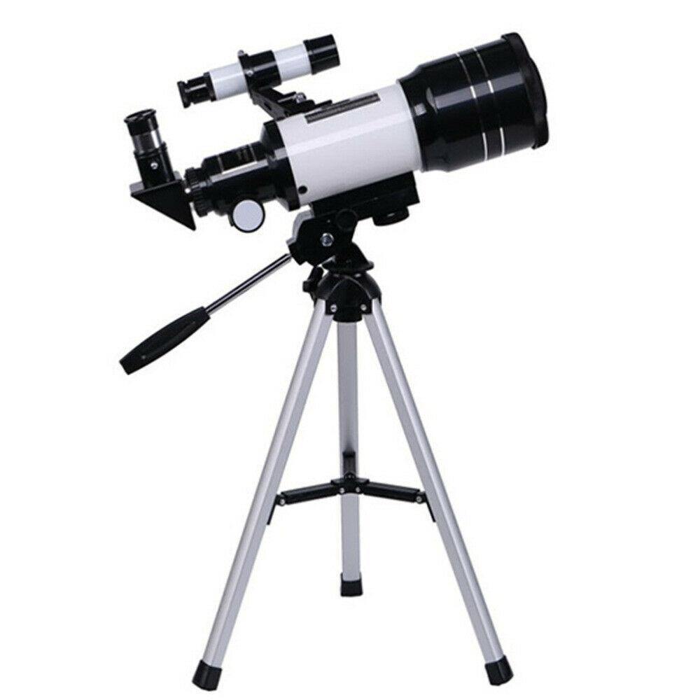 Télescope professionnel pour l'observation des étoiles avec trépied et adaptateur pour téléphone portable