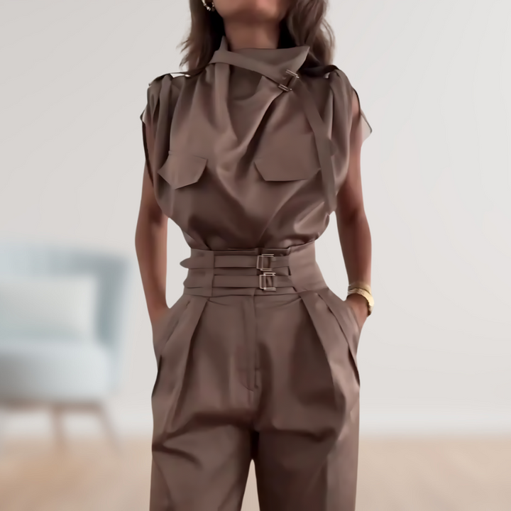 Elegant jumpsuit | Moderne snit | Stilfuld allrounder