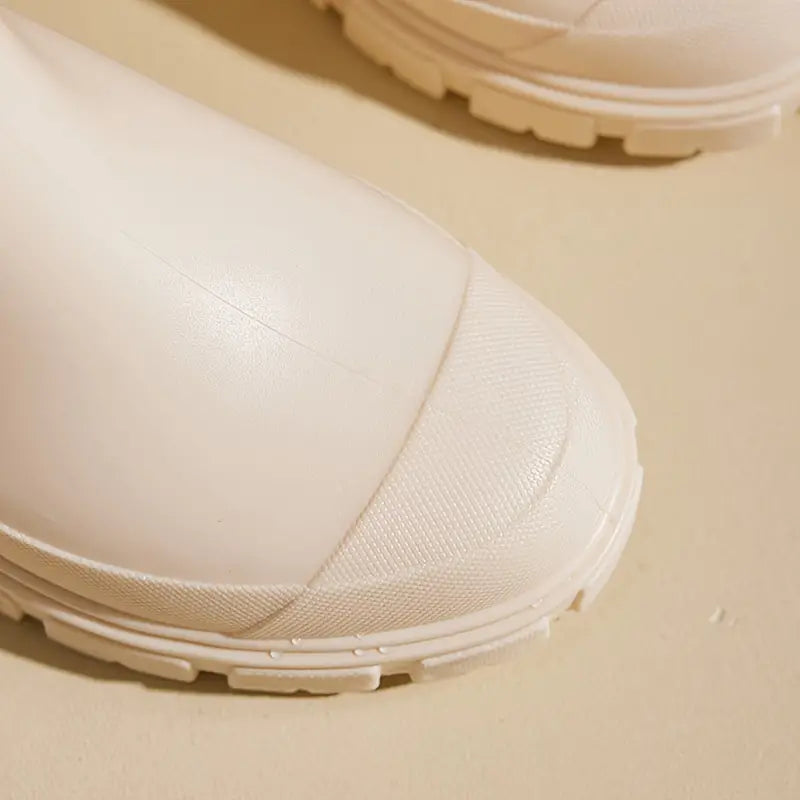 Nepremokavé čižmy pre ženy s protišmykovou hrubou podrážkou