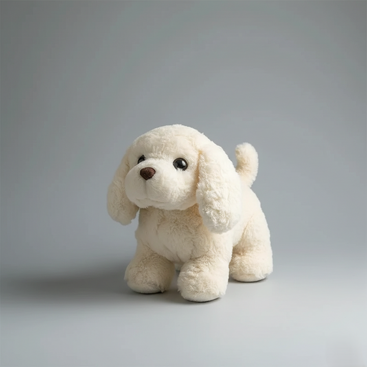 White Realistic Robot Puppy | Interactive Toy with Movements for Kids