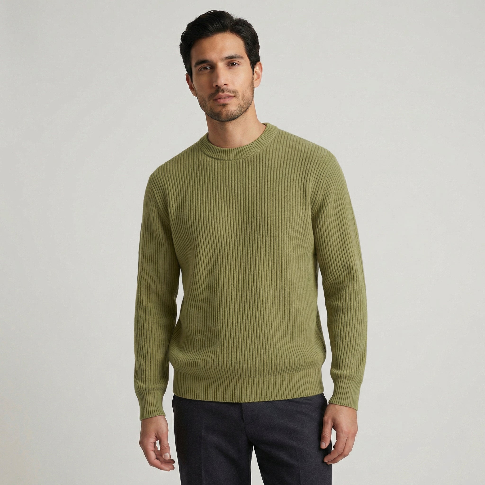 Ribcrest - Herre Ribstrikket Sweater