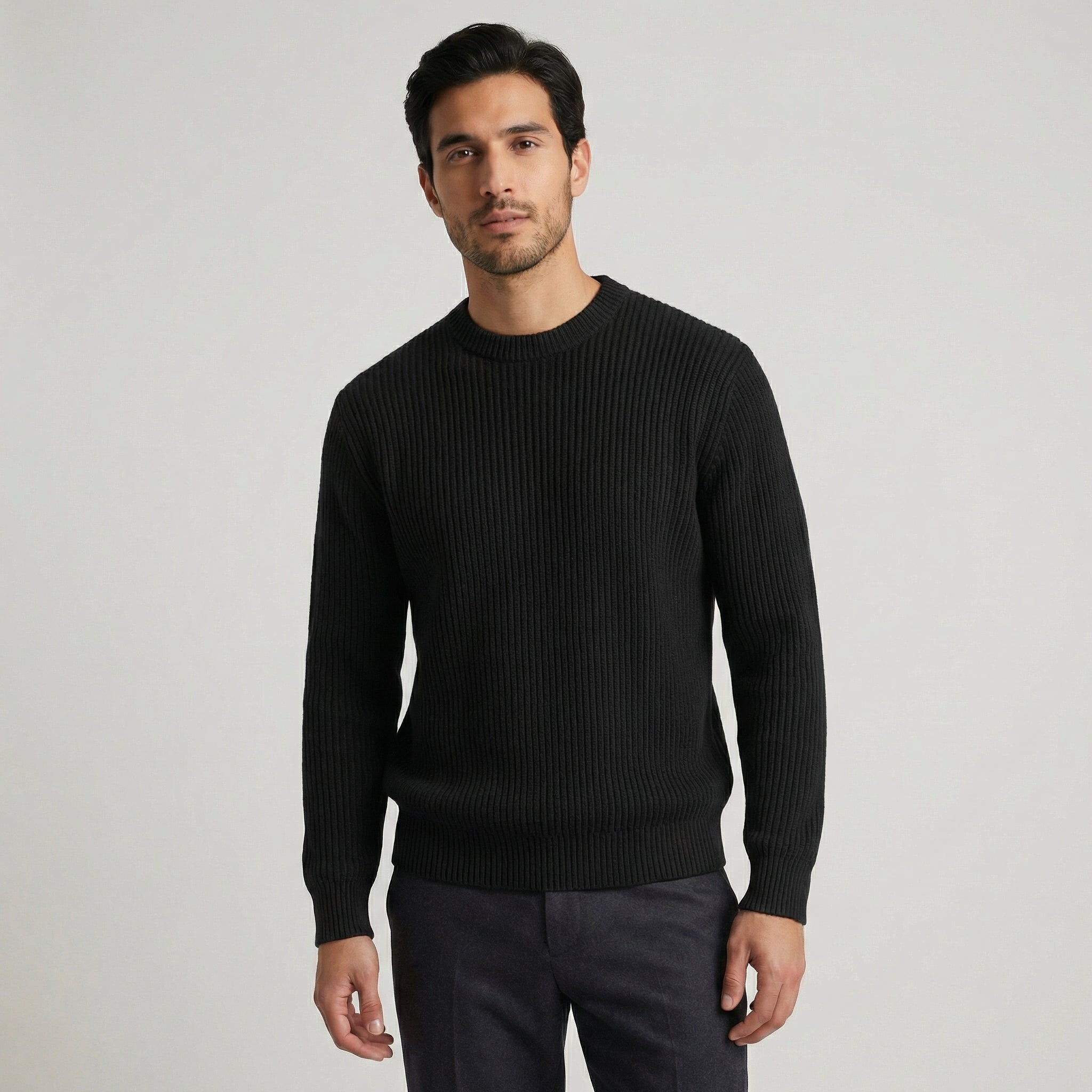 Ribcrest - Herre Ribstrikket Sweater