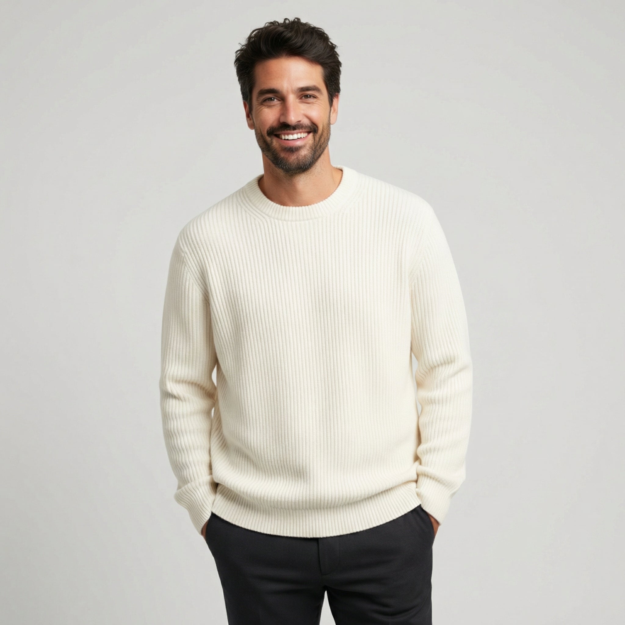 Ribcrest - Herre Ribstrikket Sweater
