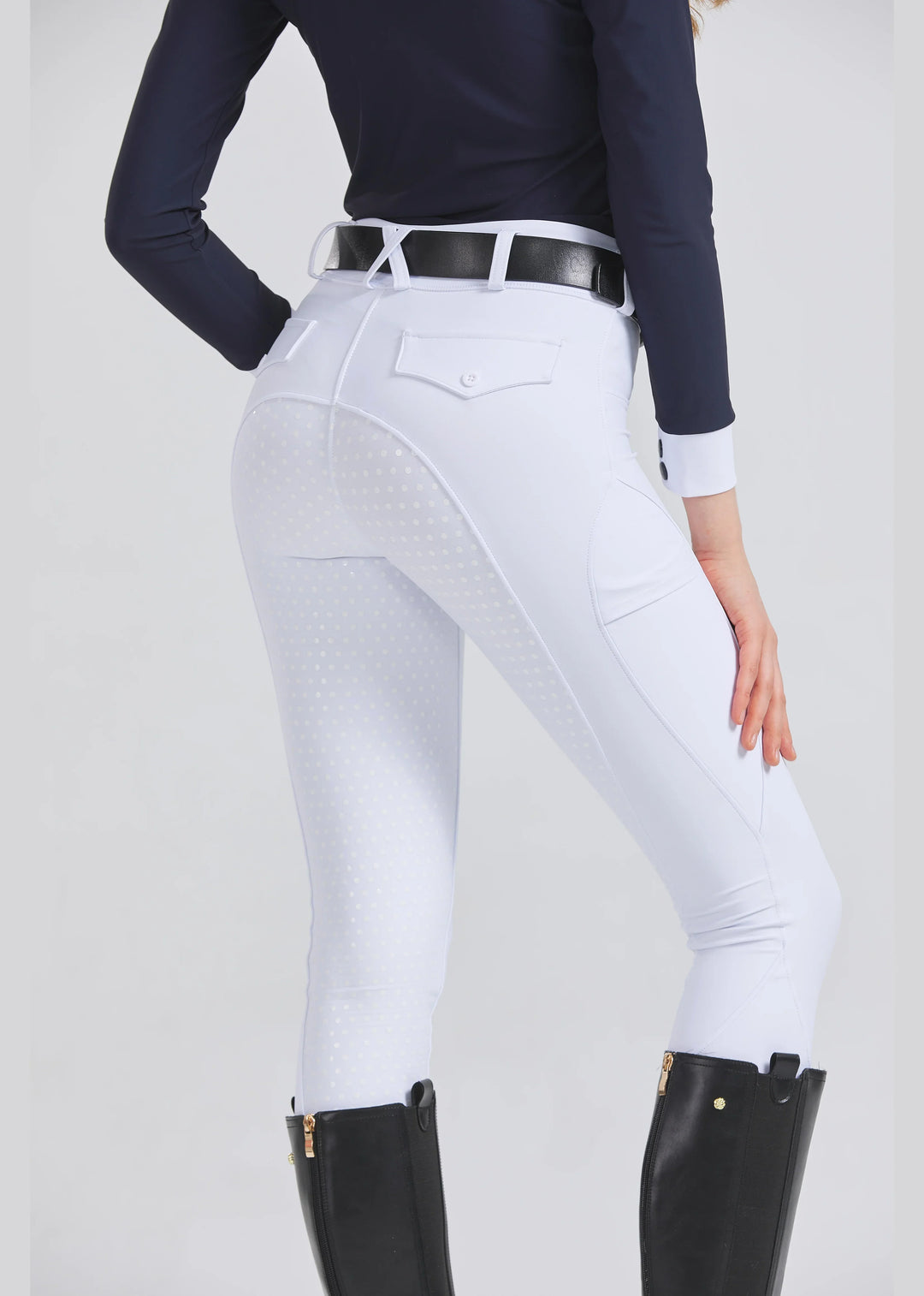 Pantaloni de echitație pentru femei - pantaloni cu prindere antiderapantă din silicon și uscare rapidă