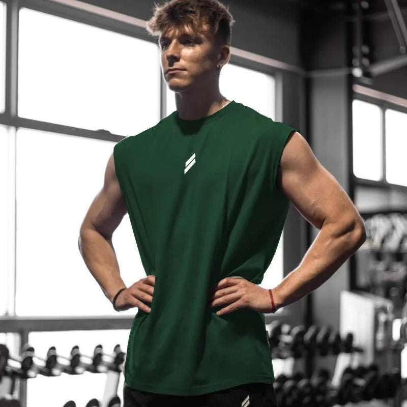 Camiseta de Tirantes de Fitness para Hombre | Top de Entrenamiento Transpirable de Verano