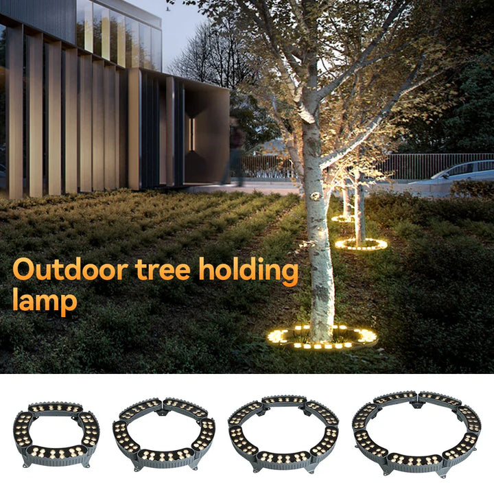 IP65 à prova d'água alumínio 12W holofote LED de madeira para exterior | luminária de jardim