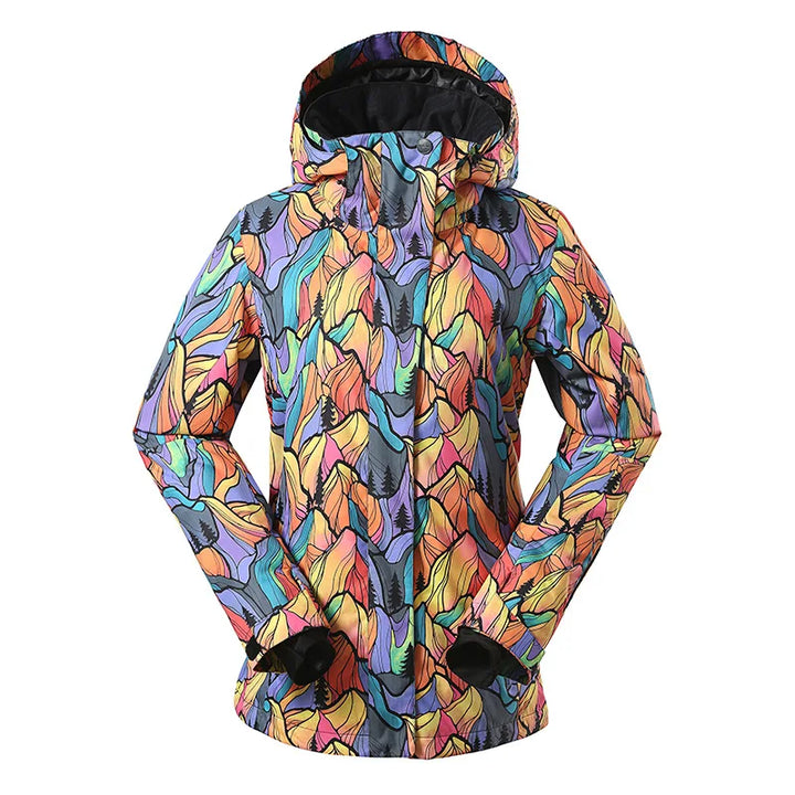 PolarBlizzard | Warm and colorful snowboard jacket for women for extreme cold