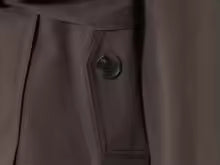 Płaszcz Trencz Dwurzędowy Pasek | Klapy Jesień Klasyczny Damski