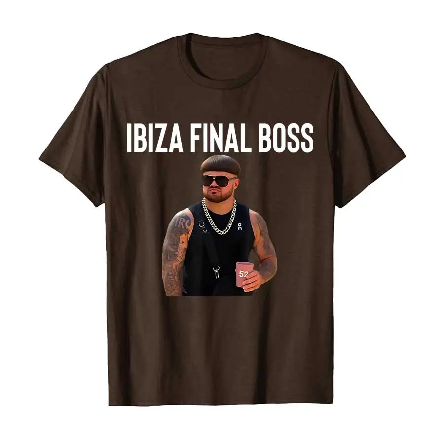 Ibiza Final Boss -meemi T-paita miehille ja naisille