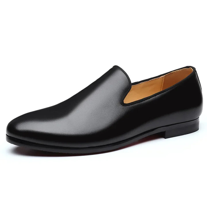 Zapatos de hombre en cuero genuino | Mocasines casuales, mocasines y zapatos cómodos para bodas y conducción