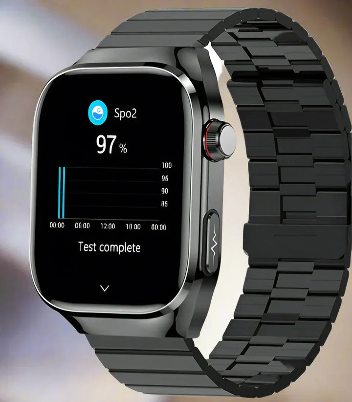 Maxwell Smartwatch | EKG Blodsukker Urinsyre 2,04" AMOLED Vandtæt
