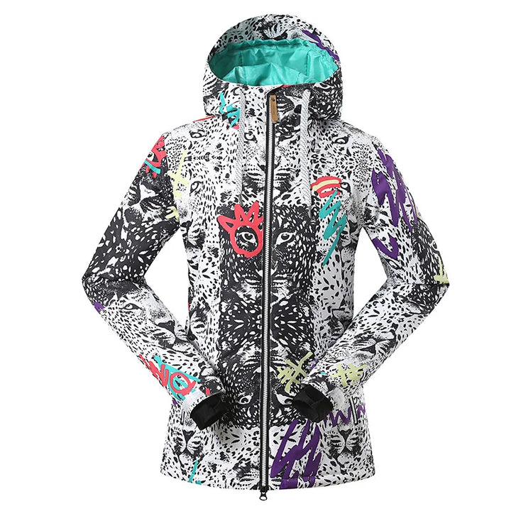 PolarBlizzard | Warm and colorful snowboard jacket for women for extreme cold