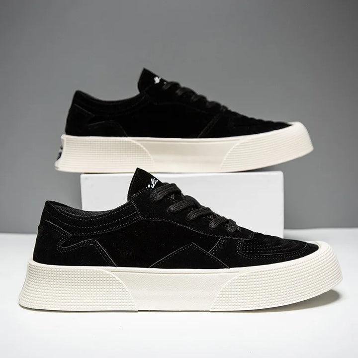 Montreal Herre Casual Sko | Elegant Syet Design & Komfortabel Plateausål