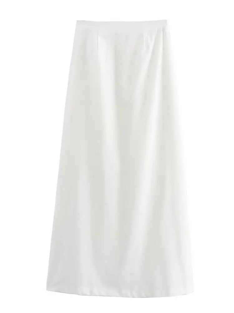 Elegant maxikjole | Hør | Luftig og stilfuld