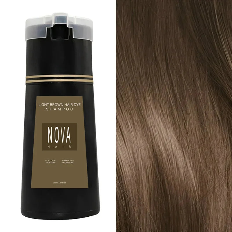 Shampoo de cor rápida para cabelo | Resultados naturais em 10 minutos