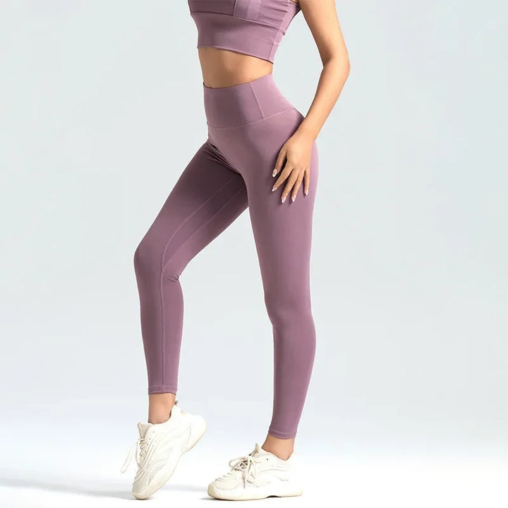 Colanți de sală fără cusături pentru femei | Talie înaltă, ridicare posterior, yoga și fitness