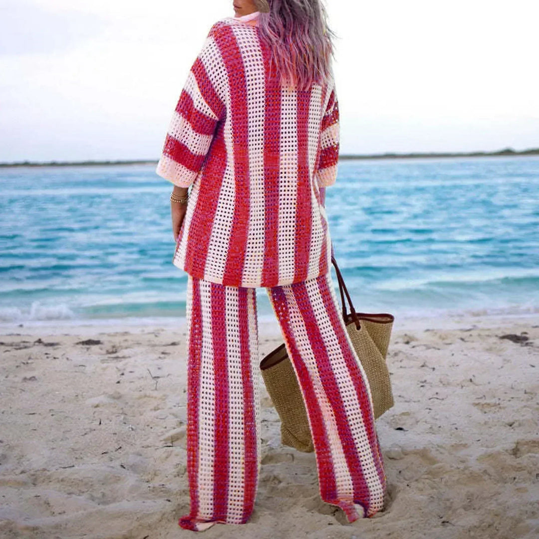 Trendy summer outfit with loose fit and versatile style