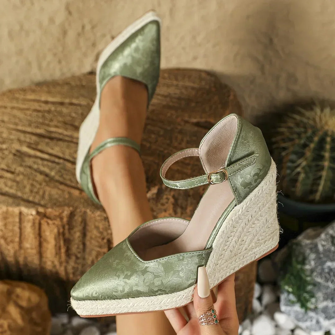 Loreta | Tyylikäs espadrille-korkokengät