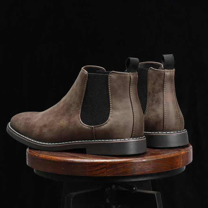 Botas Chelsea para hombres - cuero de alta calidad, lados elásticos, diseño atemporal y cómodo