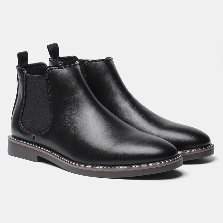 Botas Chelsea para hombres - cuero de alta calidad, lados elásticos, diseño atemporal y cómodo
