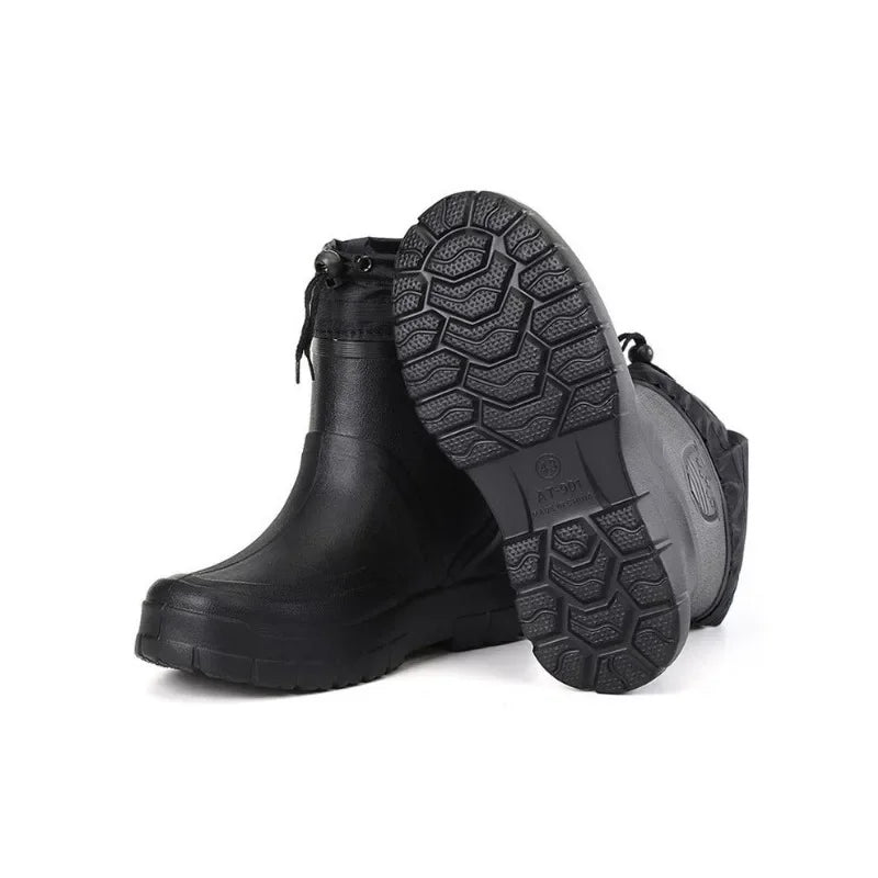 Зимові чоботи чоловічі 2026 | Водонепроникні рибальські чоботи з товстою підошвою, протиковзкі