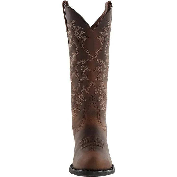 Macho cowboy boots for men - elegant embroidered leather and timeless style