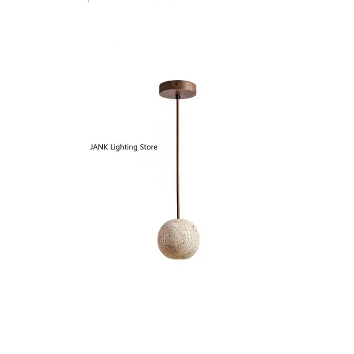 Loftlampe i moderne design med rund, hvid skærm og brun ophængning. Perfekt til stue eller køkken. Energi-effektiv belysning.