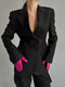 Blazer double boutonnage coupe slim | Bureau automne hiver femme