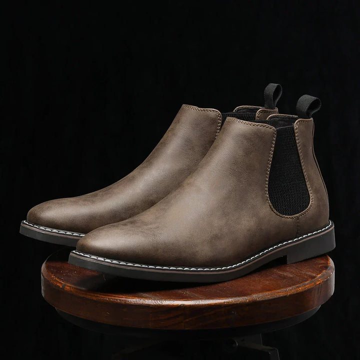 Botas Chelsea para hombres - cuero de alta calidad, lados elásticos, diseño atemporal y cómodo