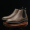 Botas Chelsea para hombres - cuero de alta calidad, lados elásticos, diseño atemporal y cómodo