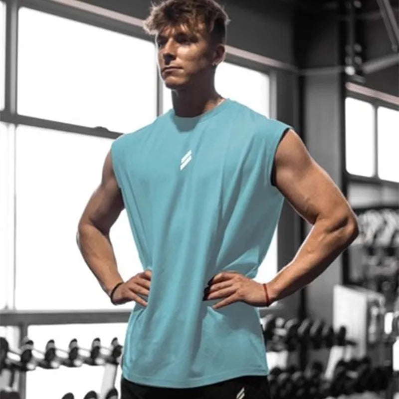 Camiseta de Tirantes de Fitness para Hombre | Top de Entrenamiento Transpirable de Verano