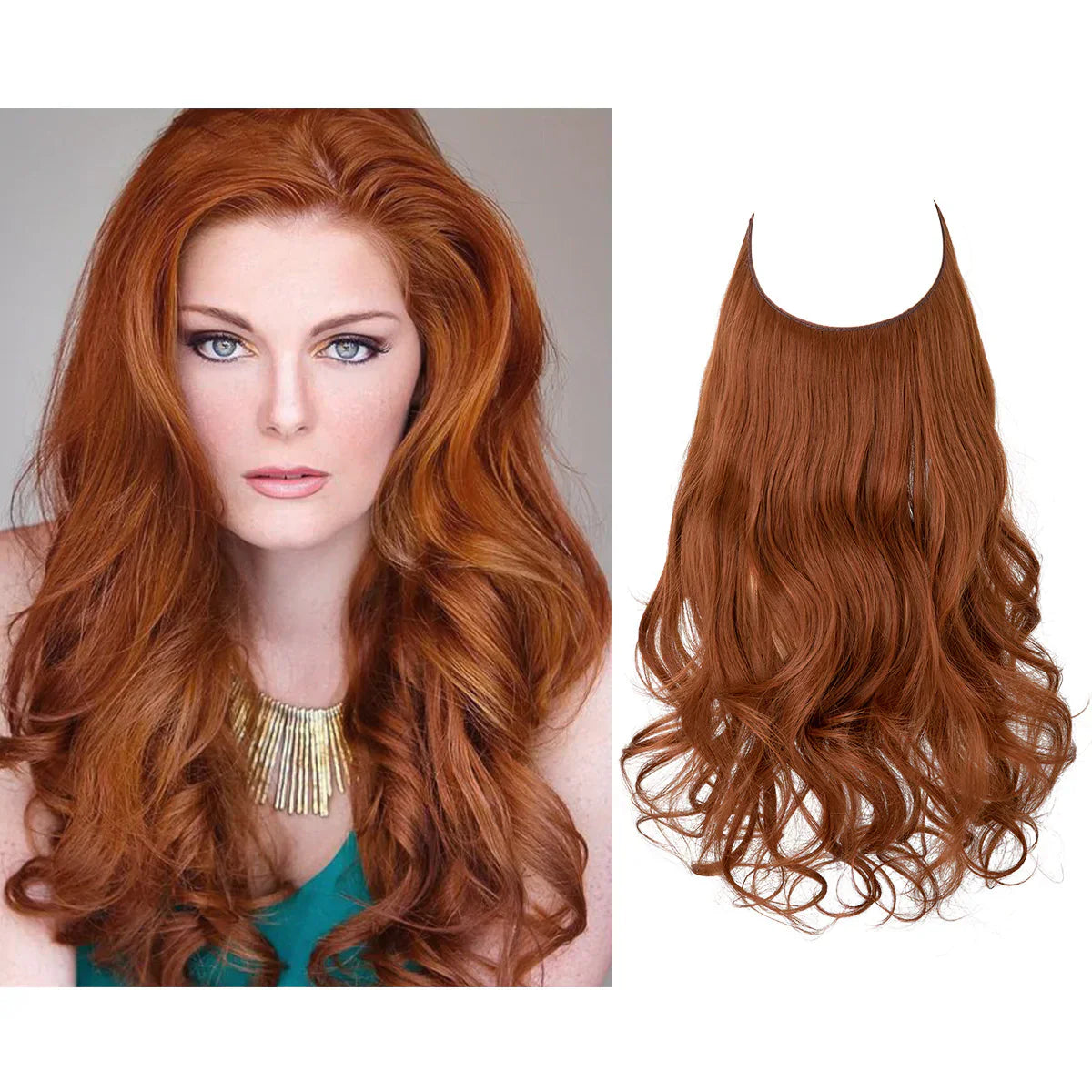 Premium Extensions af ægte hår | 100% REMY-kvalitet | Sømløs volumen & længde | Naturlig glans | Varmebestandig & holdbar