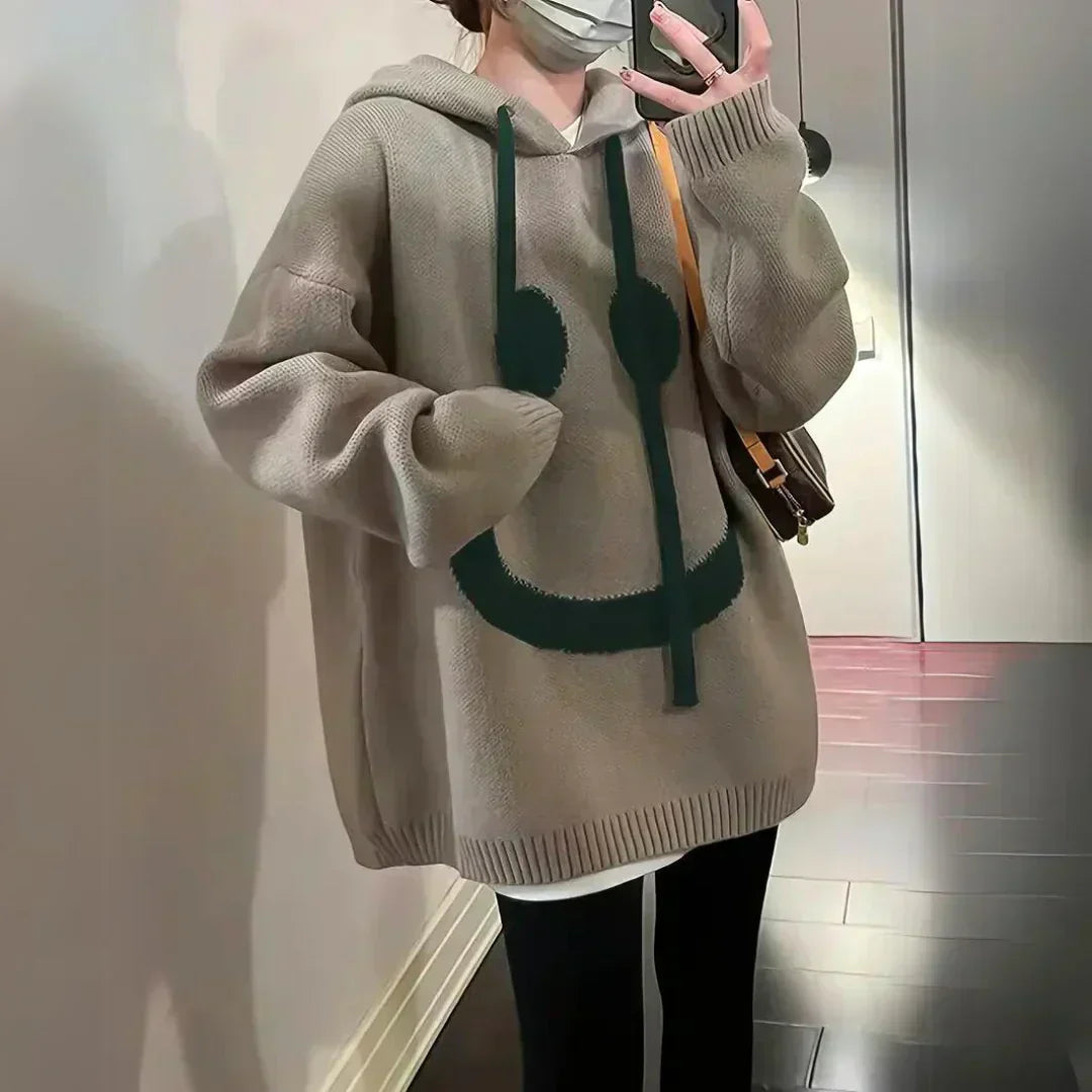 Felpa Oversize con Cappuccio Hyggelig