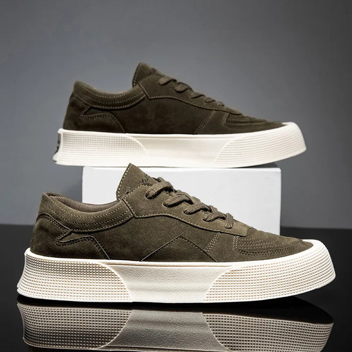 Montreal Herre Casual Sko | Elegant Syet Design & Komfortabel Plateausål
