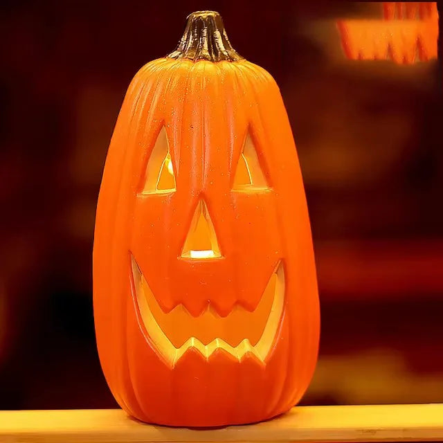 SpookyGlow LED-estables de calabazas de Halloween, decoración luminosa festiva