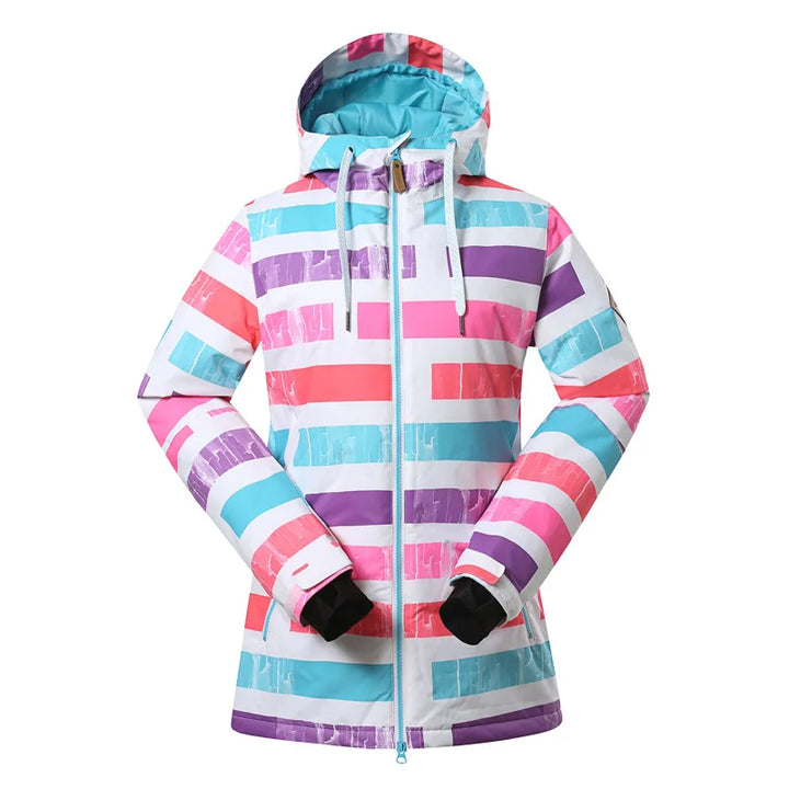 PolarBlizzard | Warm and colorful snowboard jacket for women for extreme cold