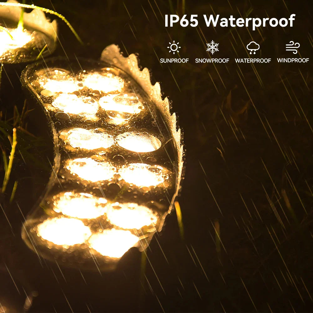 IP65 à prova d'água alumínio 12W holofote LED de madeira para exterior | luminária de jardim
