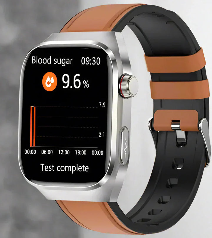 Maxwell Smartwatch | EKG Blodsukker Urinsyre 2,04" AMOLED Vandtæt