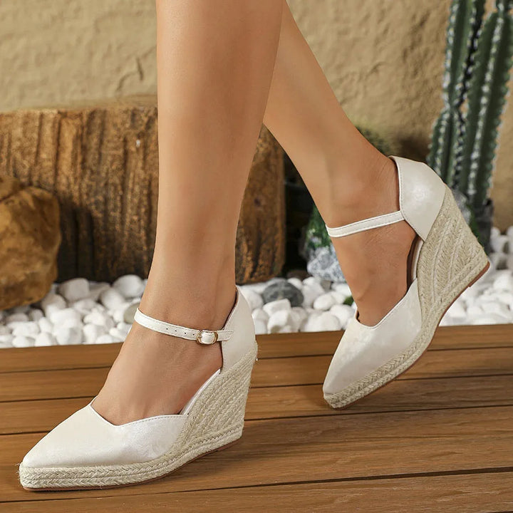 Loreta | Tyylikäs espadrille-korkokengät
