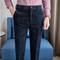 Noi pantaloni din catifea pentru bărbați toamnă și iarnă, croială slim fit, modă, afaceri, nuntă, pantaloni de petrecere